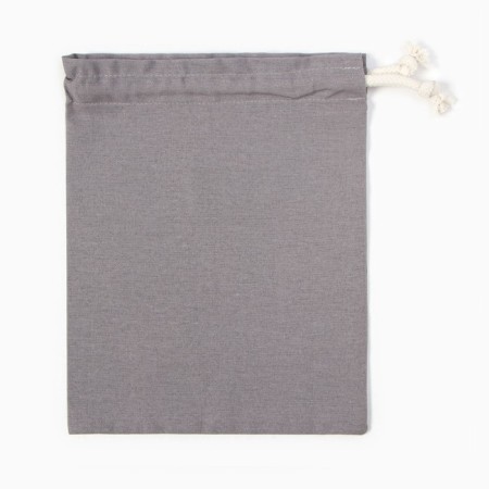 Bag Textile Ethel ECO, col. Gray, 27x34 cm, 70% HL, 30% linen, 190 g/m2-3