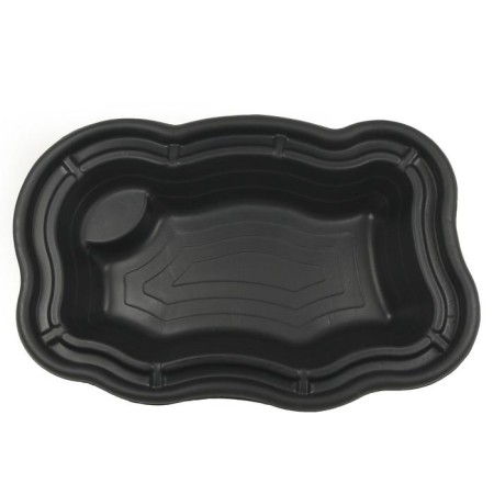 Garden plastic pond, 1300 l, black