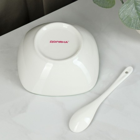 Porcelain salad with a spoon of Oliva, 300 ml-3