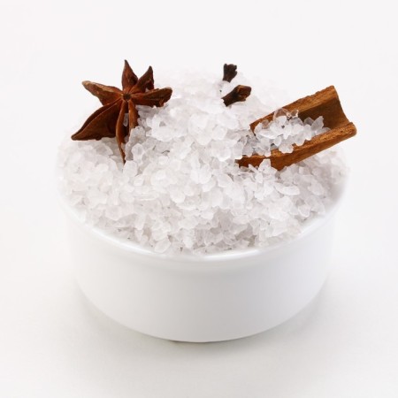 Bath salt with additives, 150 grams, cinnamon aroma, new year-2