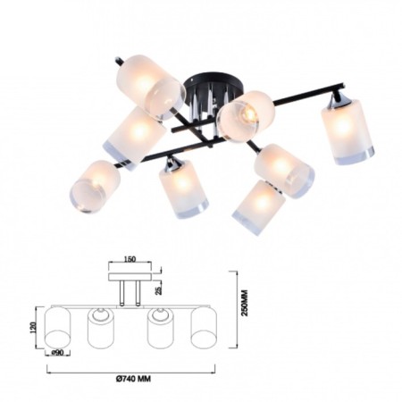 Rivoli Marielle 8he27 60 W-2