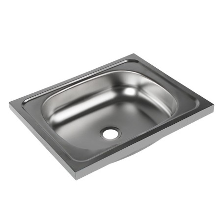 Kitchen sink "Vladiks", invoice, without siphon, 50x40 cm, stainless steel 0.4 mm-1