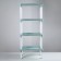 Floor eben with shelves 4 sectional krita, color gray mystery