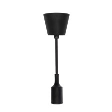 Cartridge E27 Silicone with a cord 1 m black rexant