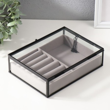 Book box with a Merlin metal frame is light 16x20x6 cm-3
