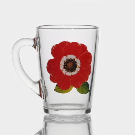 Glass mug "Collection Collection", 300 ml, MIX drawing-5