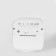 Clock - electronic desk alarm clock: thermometer, calendar, hygrometer, 7.8 x 8.3 cm