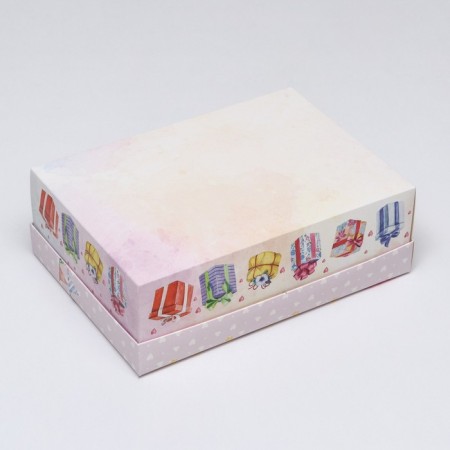Folding box, "festive cake" 24 x 17 x 8 cm-3