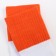 Women's socks minku white/orange color, rr 36-39 (23-25 ​​cm)