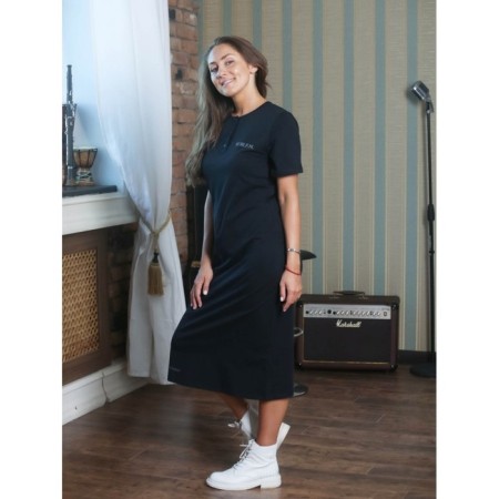 Female dress w.w.f.h., size 54, black color-2
