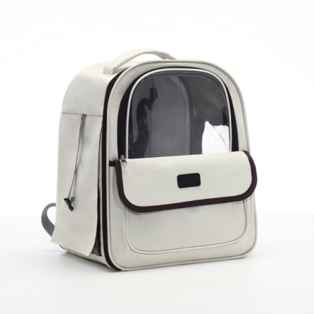 A backpack-carrier for cats and dogs, 30 x 40 x 25 cm, white-4