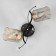 Artemis chandelier 2he27 40W black and gold 46x20x27 cm