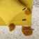 Decorative pillowcase "Shifu", size 40x40 cm, mustard color