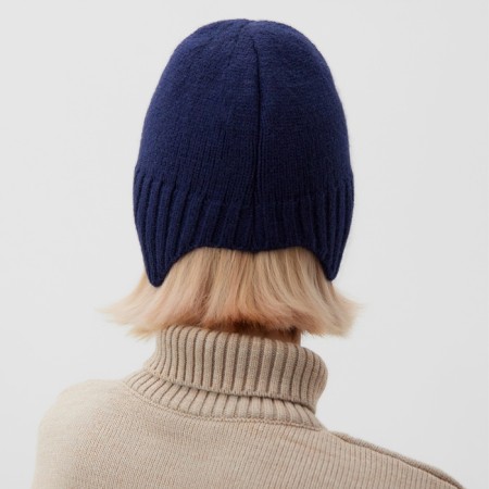Women's hat minku, dark blue color, rr 56-58-2