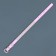 A collar with rows of 4 rows and rhinestones on a buckle, 38 x 1.5 cm, Osh 26-33, pink