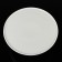 Ceramic dessert stand with a lid-plush on an esthete wooden leg, d = 24.5 cm, white color