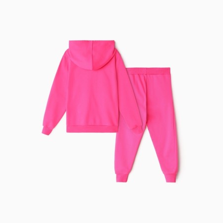 A set for a girl (sweatshirt, trousers) comb, fuchsia color, height 116 cm-6