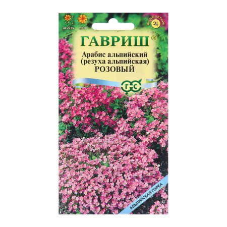 Alpine “Raurus” Arabis seeds, pink, 0.05 g