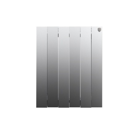 Bimetallic radiator Royal Thermo Pianoforte/Silver Satin, 500 x 100 mm, 6 sections, chrome-1