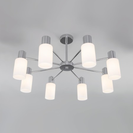 Ceiling Lamp EUROSVET VEGGA 70160/8, E14, 8x60W, 720x720x385 mm, chromium color-2