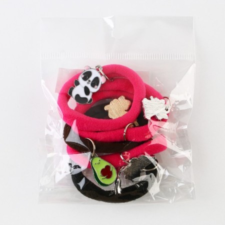 Hair gum "Mix", D = 4 cm-2