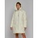 Coat insulated winter female, size 50, color light yellow