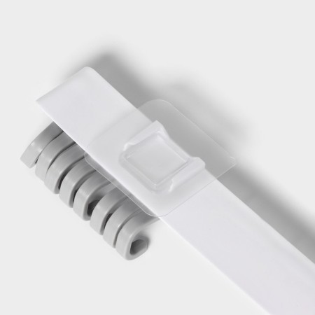 Holder for bathrooms and kitchen accessories, 29.5 × 3 × 5.5 cm, the color is gray-white-4
