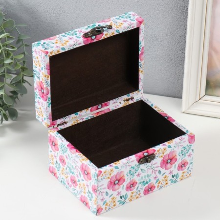 Casket tree "Fwear and pink flowers" 16x12x10 cm-2