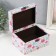 Casket tree "Fwear and pink flowers" 16x12x10 cm