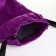 Bag for shoes large on screed, purple color