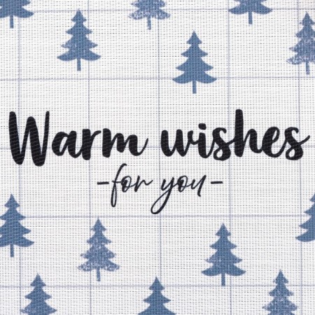 New Year's napkin on the Warm Wishes table, 40x29 cm-2