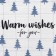 New Year's napkin on the Warm Wishes table, 40x29 cm