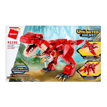 Designer "Dinosaur", 3 in 1, 287 details-2