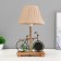 Table lamp with a clock "Bicycle" E14 15W 19x18x35 cm