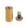Remote holder for signs, 19x40 mm, color gold, set 6 pcs.
