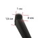 Doors seal to the car, Q-shaped, self-adhesive, 5 m, black