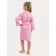 Waffle children's robe "kimono", size 32, pink color