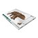 The prefabricated model, the desktop organizer "Bear", brown, Ewa Design