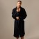 Wafel dressing gown Male SL Home: Basic "Dark Mare", size XL, 100% cotton, 300 g/m2