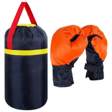 Set of Boxing children: gloves, pear, d = 20, h = 35cm, color mix-3