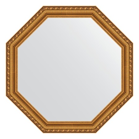 Mirror in the baguette frame, a gold aqueduct 61 mm, 65x65 cm