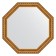 Mirror in the baguette frame, a gold aqueduct 61 mm, 65x65 cm