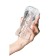 Masturbator Unrealistic Lingam byfa asha, TPE, Transparent, 14 cm