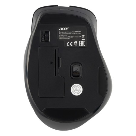 Acer OMR140 Black Optical Mouse (1600DPI) wireless USB (6but)-1