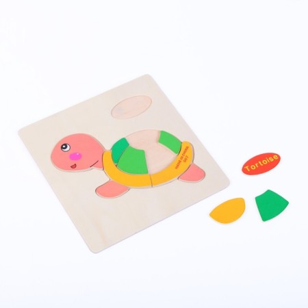 Children's wooden frames-lodges “Animals, insects” 15 × 15 × 0.5 cm, mix-4
