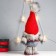 Interior doll "Santa Claus in a red cap with a fur bomb" 45x18x11 cm