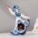 Coastal souvenir "Doll", Gzhel, 11.5 cm, ceramics
