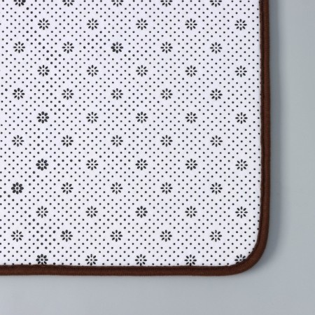 Savanna Memory Foam bath and toilet rug, 50 × 80 cm, brown color-6