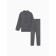 Costume (sweater and trousers) children's minku, color graphite, height 116 cm