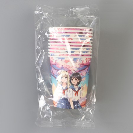 A single -single paper glass "anime", 250 ml-3